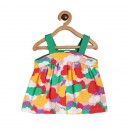 Miniklub Knit Top - Green/Pink, 9-12m
